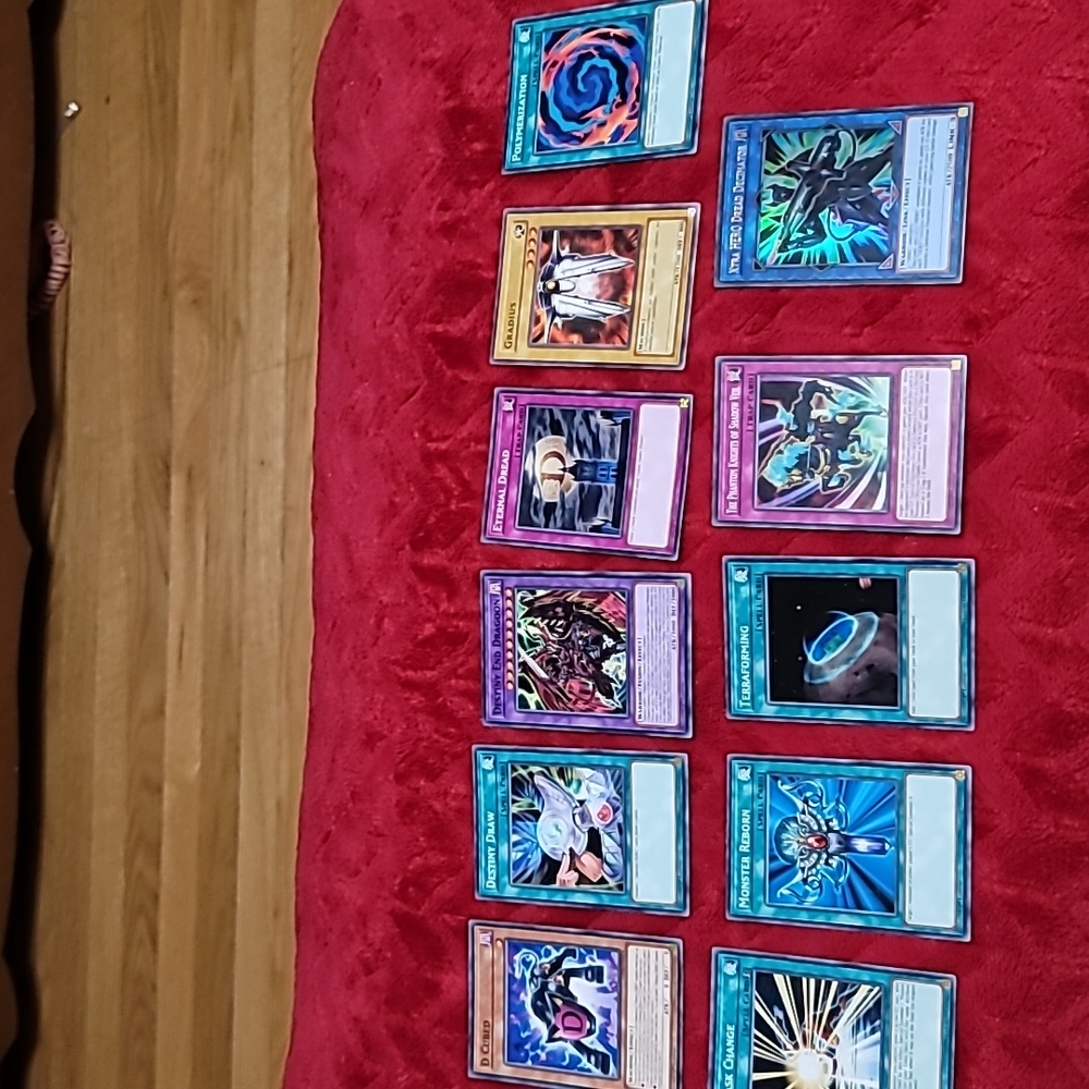 Set of 11 Yu Gi Oh Mixed Trading Cards